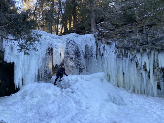 Frozen Waterfalls Milton, Ontario, CA