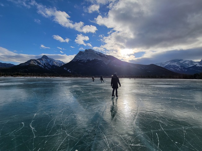 afternoon skate Canmore, AB
