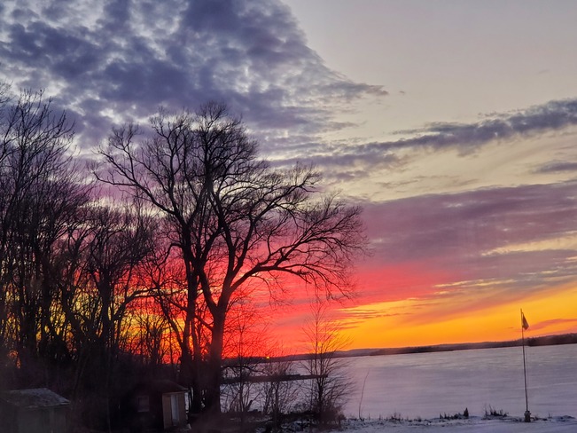 sunset over Rice Lake, Bewdley Ontario Bewdley, ON