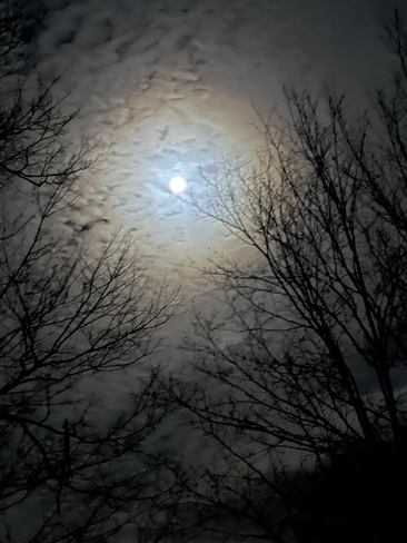 Full moon Bradford West Gwillimbury, Ontario, CA