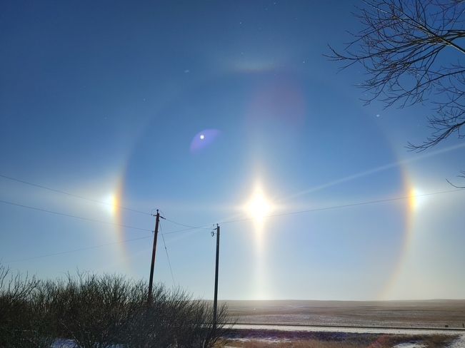 Sun Dog Coutts, AB