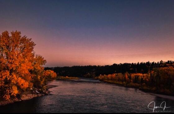 Bow River Sunset 