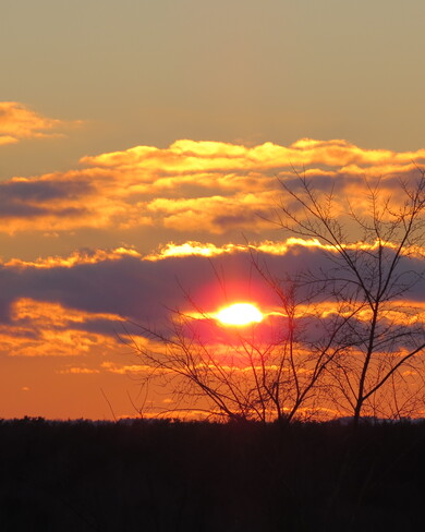 Sunset. Hebbville, NS