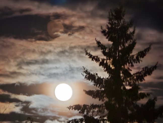 Pleine lune Sherbrooke, QC