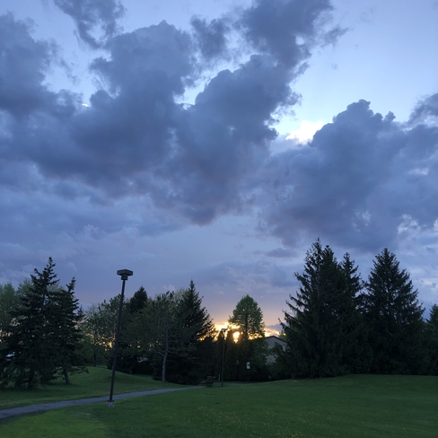 Storm clouds Sunday evening Nepean, Ontario, CA