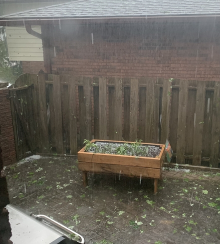Hail and thunderstorms Strathroy, Ontario, CA