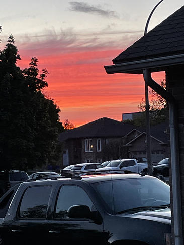 Red sky at night sailor’s delight Beamsville, Ontario, CA