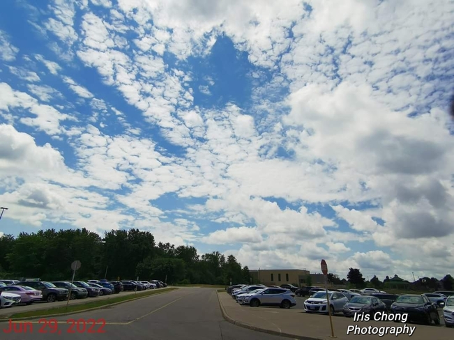 June 29 2022 8:00pm 22C Summer Amazing clouds formation in Thornhill Thornhill, ON