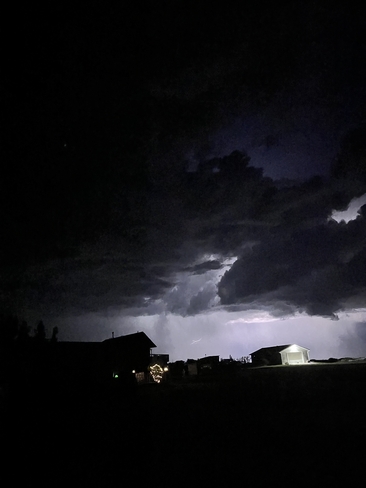 Lighting storm Glenwood, Alberta, CA