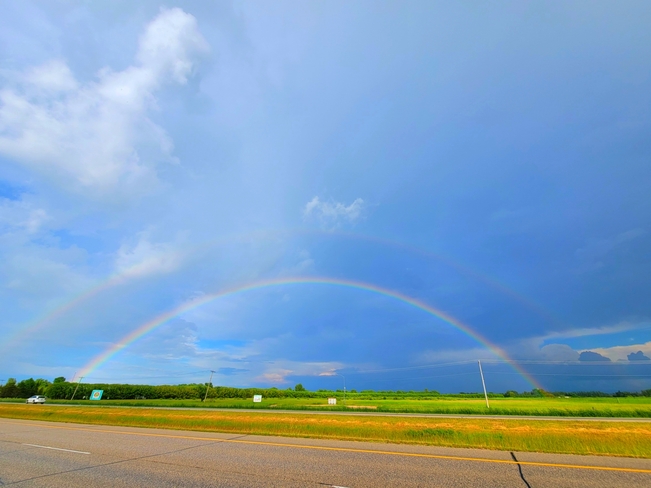 double rainbow Winnipeg, MB