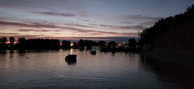 Sunset on the water Sarnia, ON