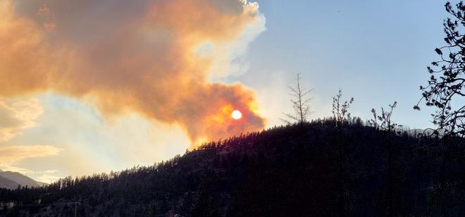 Forest fire Lytton, BC