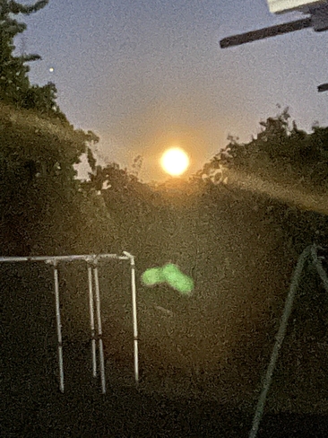 Watching the last super moon Consecon, Ontario, CA