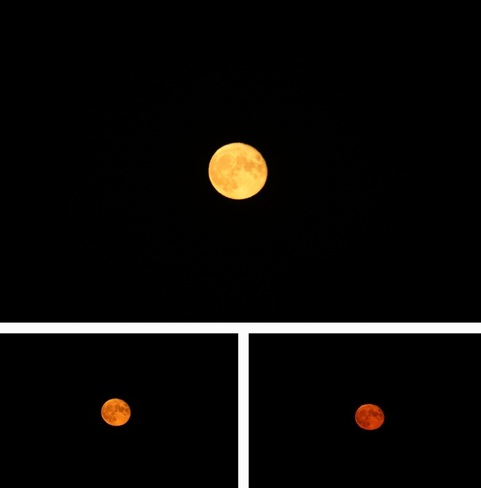 All 3 Shades of Tonight's Moon Oxford Centre, ON