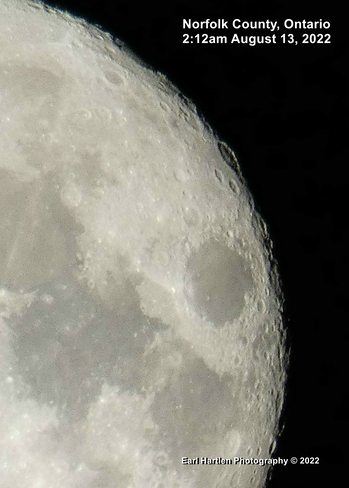 Full Moon Over Norfolk County Ontario Norfolk County, ON