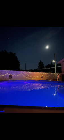 Night swim with the moon and planets! Winnipeg, Manitoba, CA