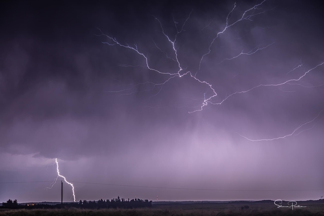 Nocturnal lightning wonderland Red Deer County No. 23, Alberta, CA