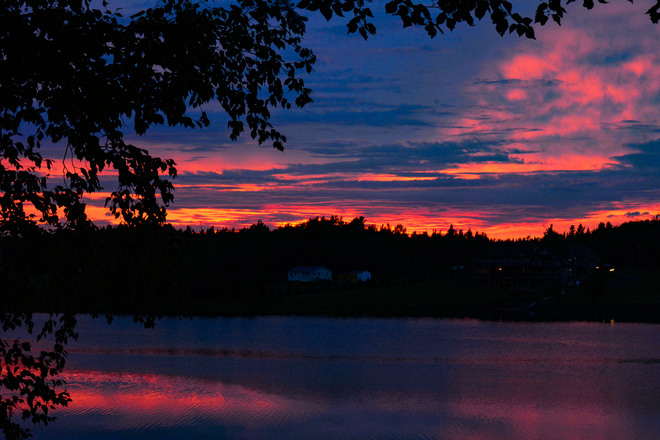 Sunset Saint-Charles, New Brunswick