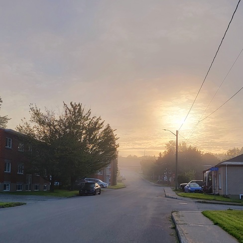 Brouillard et soleil Sherbrooke, QC