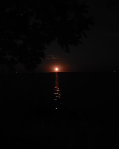 Moon by the lake Etobicoke, ON