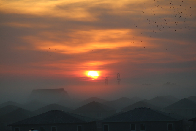 The Spires of a sunrise Winnipeg, MB