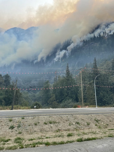 Forest fires Hope, British Columbia, CA
