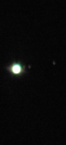 jupiter and 3 of its moons Pomquet, NS