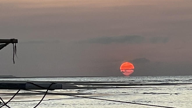 Sunset on the horizon Dar es Salaam, Dar es Salaam, TZ
