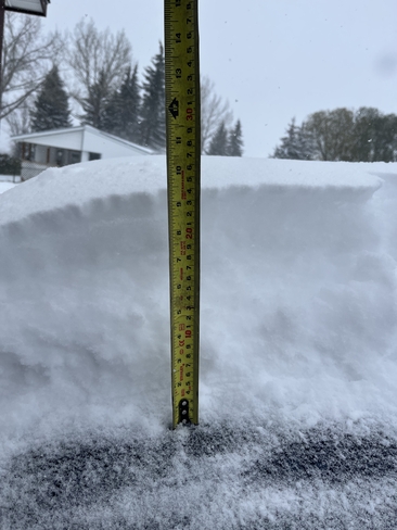 10” (25cm) snow Benalto, Alberta, CA