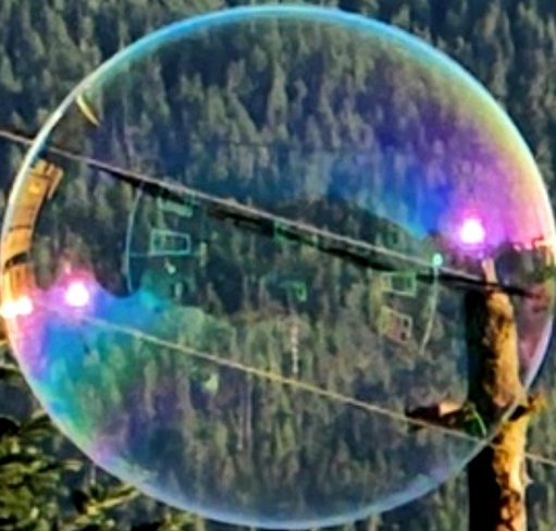 Bubble reflections Hartley Bay, BC