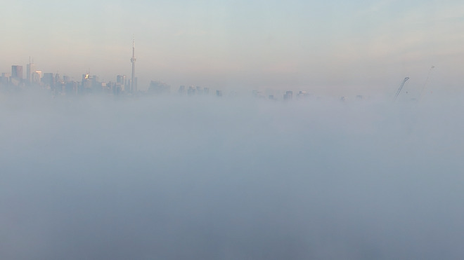 Developing Fog Blanket Toronto, ON