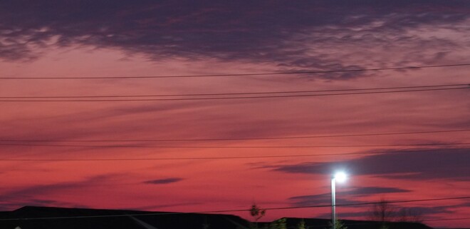 Sunset clouds Oshawa