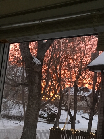 Morning sunrise Flin Flon, Manitoba, CA