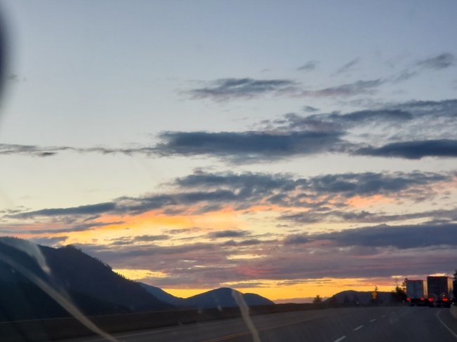 sunset Fraser Valley, BC