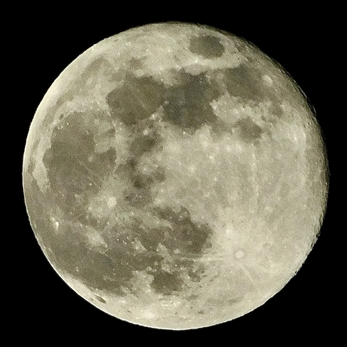 Bright, 98% Full Moon Oakville, Ontario, CA