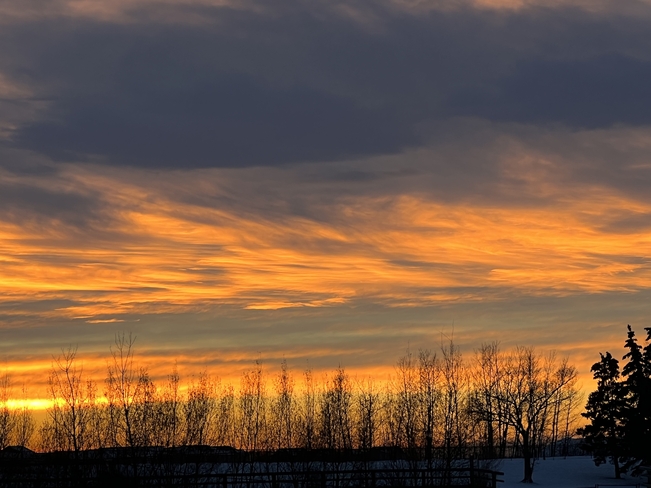 Pretty sunset St. Albert, Alberta, CA