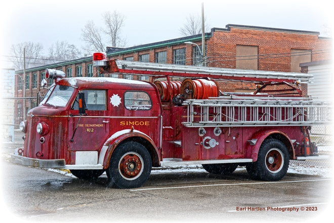 1952 LaFrance Fire Truck Simcoe, Ontario