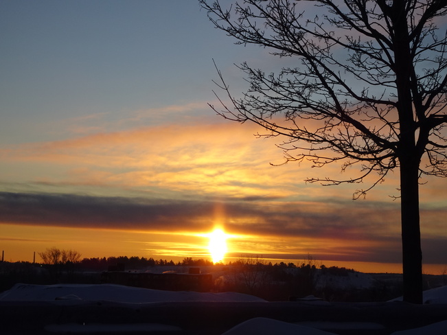 Beautiful Cold Morning Sunrise Sudbury, ON