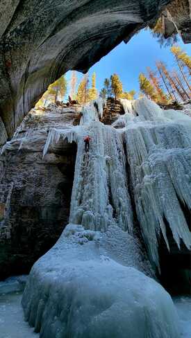 Frozen Waterfalls Jasper, AB
