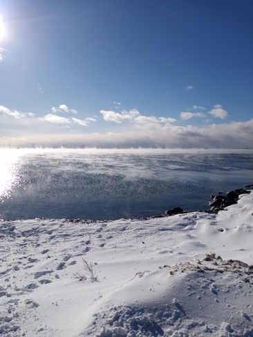 Extreme Cold on Lake Ontario Kingston, ON