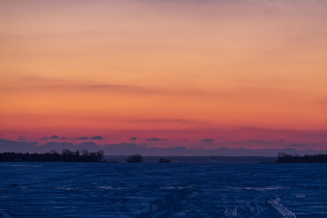 Bay of Quinte before sunrise Belleville, Ontario