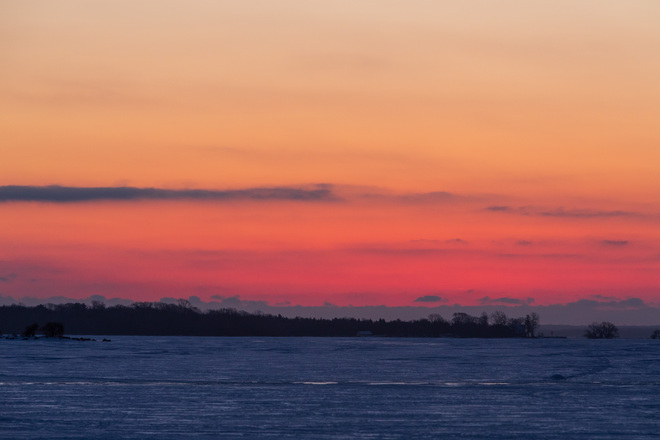 Bay of Quinte before sunrise Belleville, Ontario