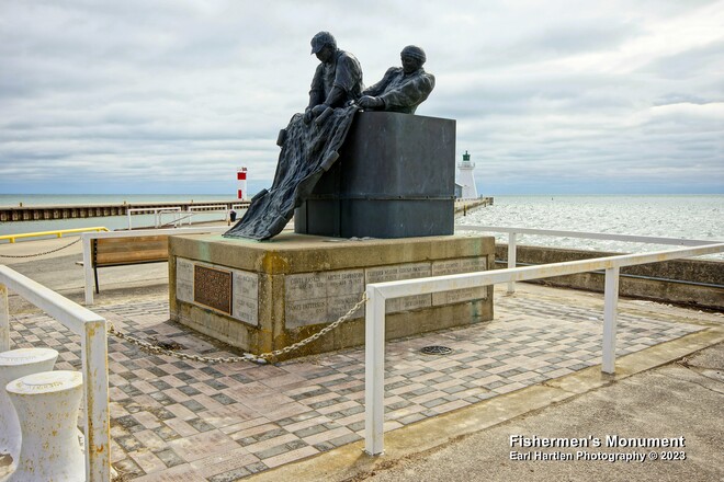 The Fishermen's Monument Port Dover Port Dover, Ontario, Canada