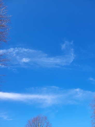 blue sky Woodstock, ON
