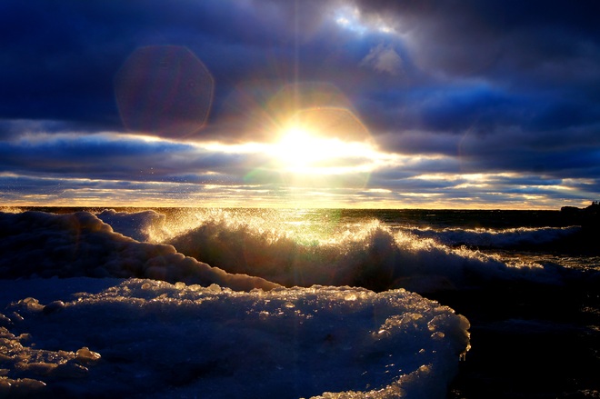 sunset Lake Superior Provincial Park, ON