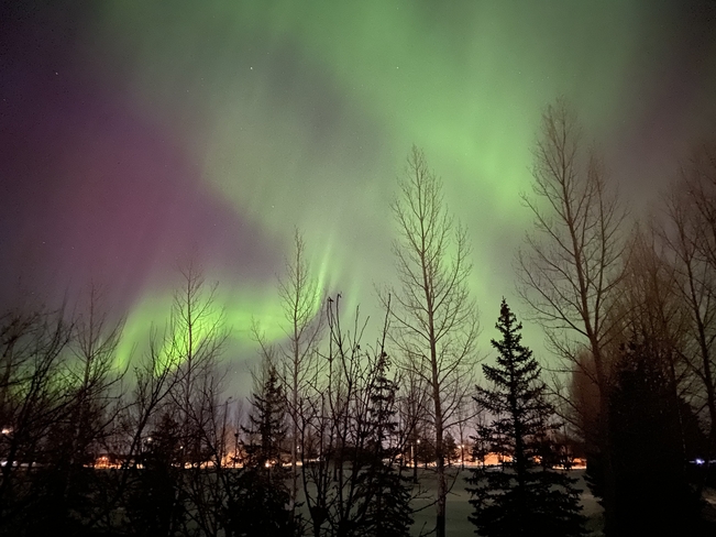 Northern lights Moose Jaw, Saskatchewan, CA
