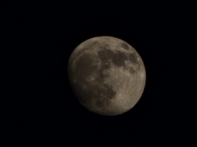 Close up of the moon 2 Oshawa, ON