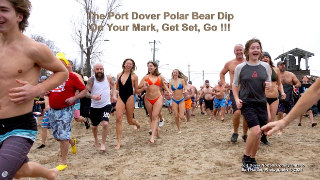 Port Dover Ontario Polar Bear Dip Port Dover, Norfolk County, Ontario, Canada