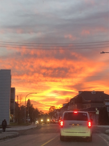 Beautiful sunset Laval, Quebec, CA