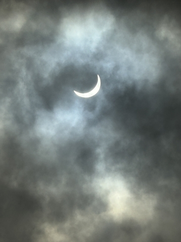 Solar eclipse Brampton, Ontario, CA